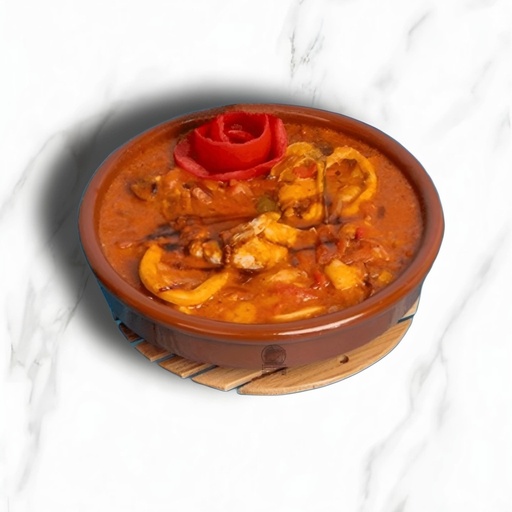 [10125] طاجن ميكس سي فود احمر